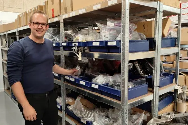 Kenny Jensen, økonomichef i Aabenraa-virksomheden Milcotec